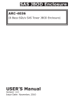 Areca ARC-4036 disk array