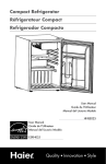 Haier HNSE025 combi-fridge