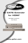 Gefen 4x CAT6 Extender for HDMI