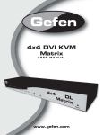 Gefen 4x4 DVI DL KVM Matrix