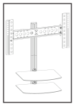 AVF ESL822B-T flat panel wall mount