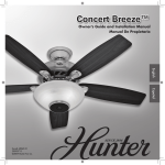 Hunter Concert Breeze - 52"
