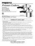 Presto 01241 pressure cooker