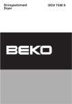 Beko DCU 7430 X tumble dryer