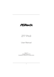 Asrock Z77 Pro3