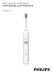 Philips Sonicare HealthyWhite Rechargeable sonic toothbrush HX6712