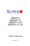 Supermicro X8DAH+-F-LR