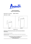 Avanti EWC801 drink cooler