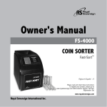 Royal Sovereign FS-4000 money counting machine