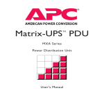 APC MXA103 uninterruptible power supply (UPS)