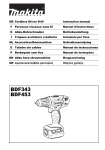 Makita BDF343SHE cordless combi drill