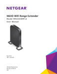 Netgear WN2500RP Wi-Fi Ethernet LAN Dual-band Black