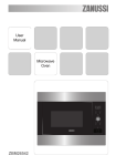 Zanussi ZBM26542XA microwave