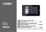 Coby Kyros MID1042 8GB Black