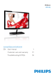 Philips Brilliance IPS LCD monitor, LED backlight 239C4QHSB
