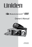 Uniden BEARCAT 680 two-way radio