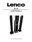 Lenco MCI-400 docking speaker