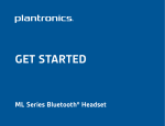 Plantronics ML-10 mobile headset