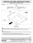 Chief VCM Interface Bracket