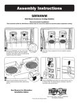 Tripp Lite SmartRack Wall-Mount Roof Fan Kit - 2-120V high-performance fans; 210 CFM; 5-15P plug