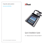 Trust 10" Waterproof sleeve for tablets