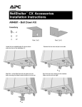 APC AR4601 mounting kit