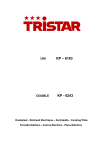 Tristar KP-6243 hob