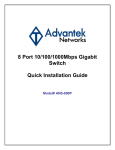 Advantek Networks ANS-800P network switch