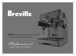 Breville BES820 coffee maker