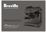 Breville BES860 coffee maker