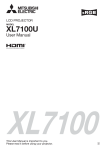Mitsubishi Electric XD365U-EST data projector