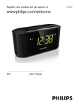 Philips Clock Radio AJ3500