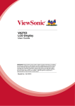 Viewsonic Value Series VA2703