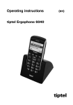 Tiptel Ergophone 6040 91g Black