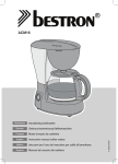 Bestron ACM16 coffee maker