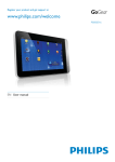 Philips GoGear Entertainment Tablet PI5000