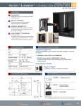 Chief PWRIW2000B flat panel wall mount