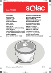 Solac AR6290 rice cooker