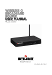 Intellinet Wireless G Broadband VPN Router