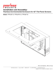 Peerless FPE42F-S flat panel wall mount
