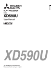 Mitsubishi Electric XD590U data projector