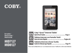 Coby Kyros MID8127-4G 4GB Black tablet