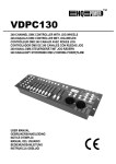 HQ Power 240-channel DMX controller with jog wheels