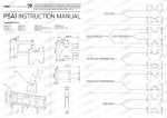 Raw International PSA1 flat panel wall mount