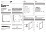 Raw International VF1 flat panel wall mount