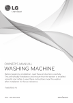 LG F1480RD washer dryer