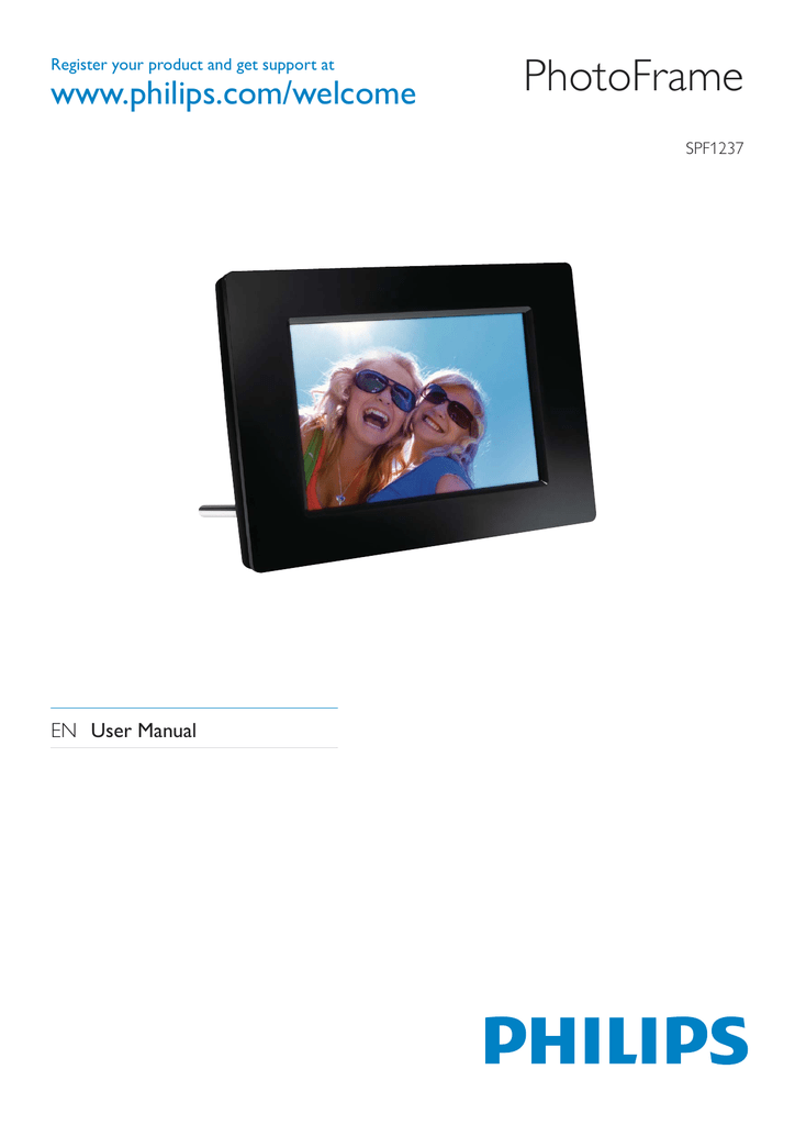 Philips Digital Photoframe Spf1237