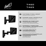 Bell'O 7460B flat panel wall mount