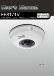 VIVOTEK FE8171V, Vandal-proof Day/Night Fisheye Network Camera, Supreme Series with 3 Megapixel, 360°/180° View for Inner Area and Outside Section
