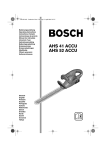 Bosch AHS 41 Accu